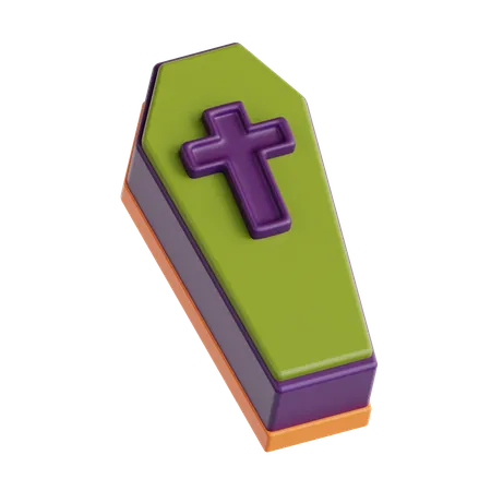 Caixão  3D Icon