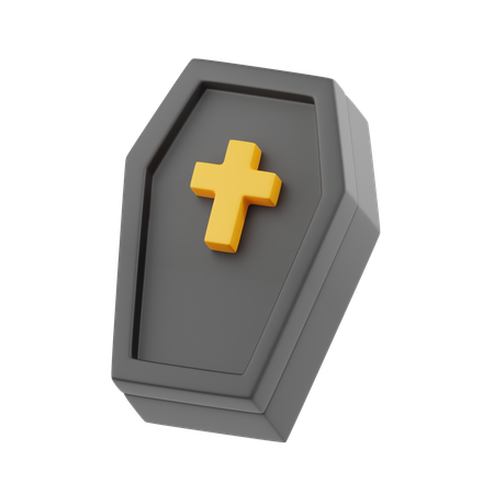 Caixão  3D Icon