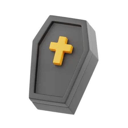 Caixão  3D Icon