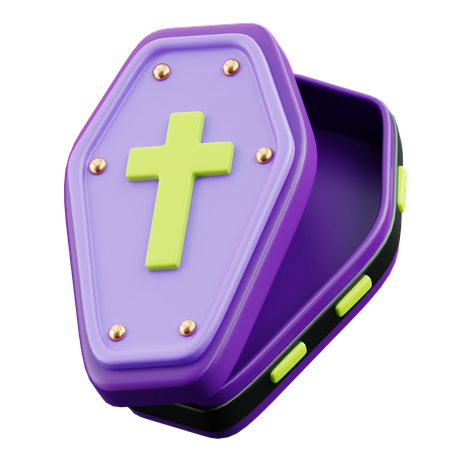 Caixão  3D Icon