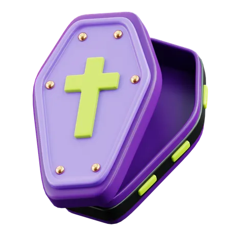 Caixão  3D Icon