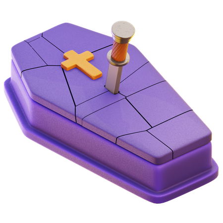 Caixão  3D Icon