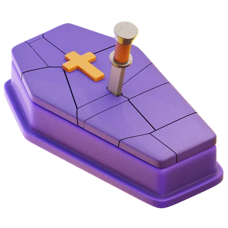 Caixão  3D Icon