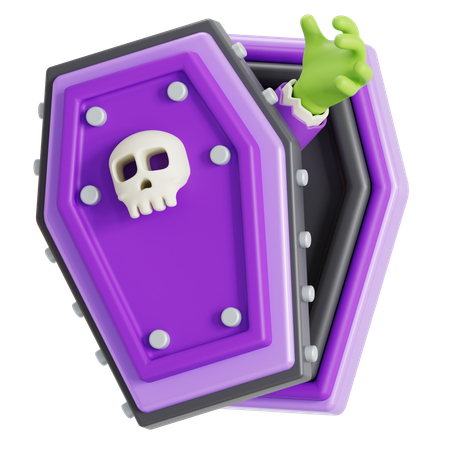 Caixão  3D Icon