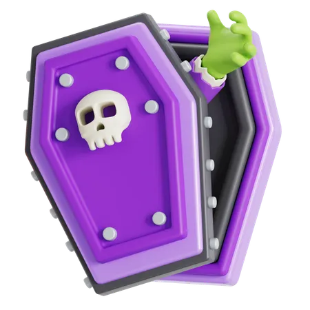 Caixão  3D Icon