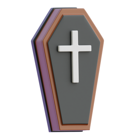 Caixão  3D Icon