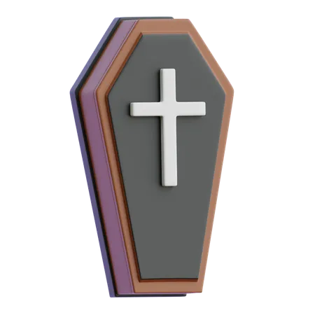 Caixão  3D Icon