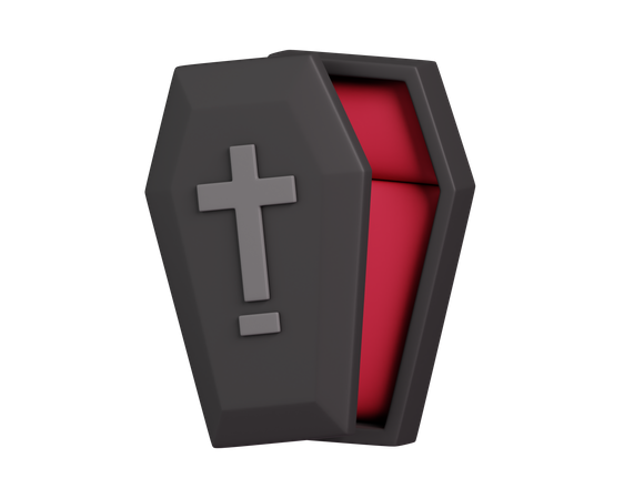 Caixão  3D Icon