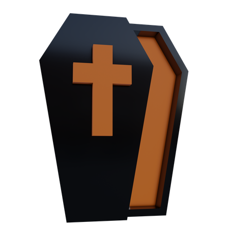 Caixão  3D Icon