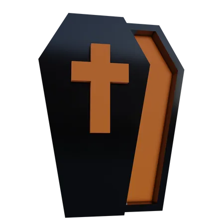 Caixão  3D Icon