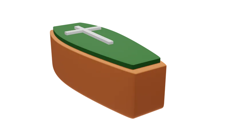 Caixão  3D Icon