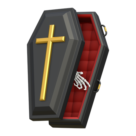 Caixão  3D Icon