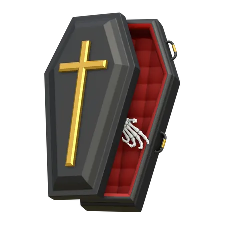 Caixão  3D Icon