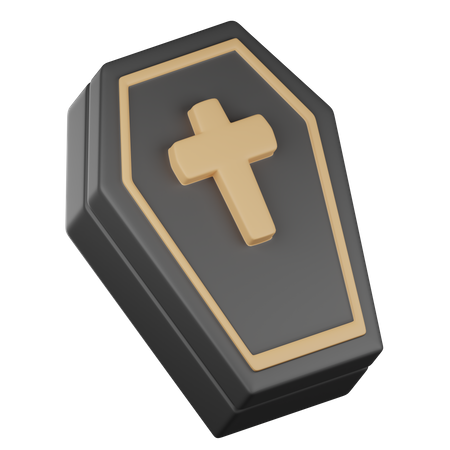 Caixão  3D Icon