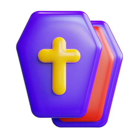 Caixão  3D Icon