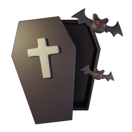 Caixão  3D Icon