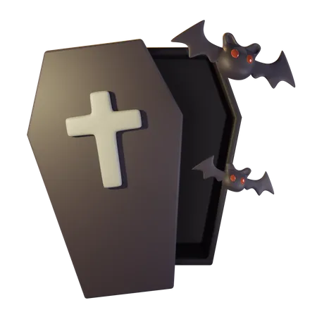 Caixão  3D Icon