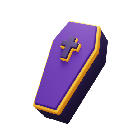 Caixão  3D Icon