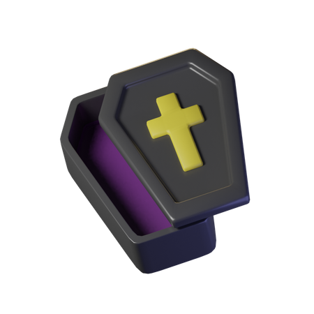 Caixão  3D Icon