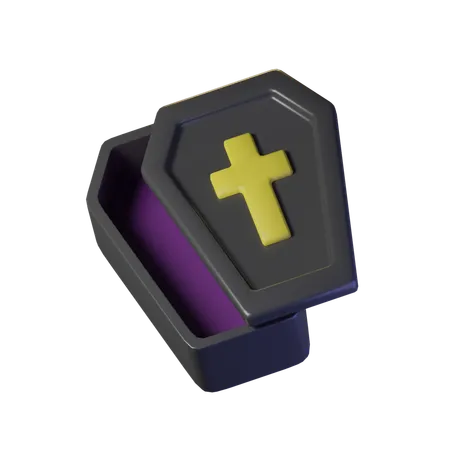 Caixão  3D Icon