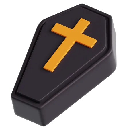 Caixão  3D Icon