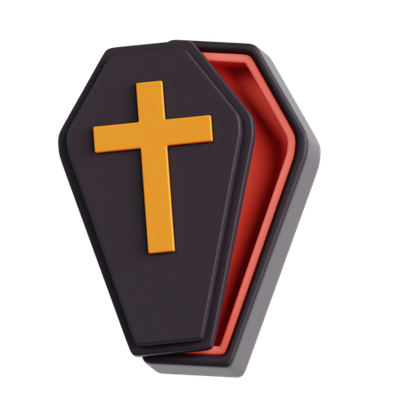 Caixão  3D Icon