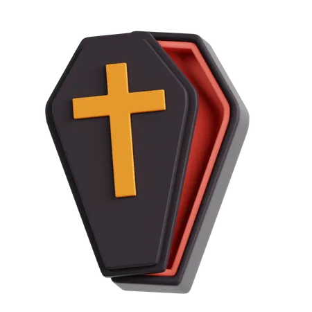 Caixão  3D Icon