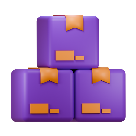 Caixas  3D Icon