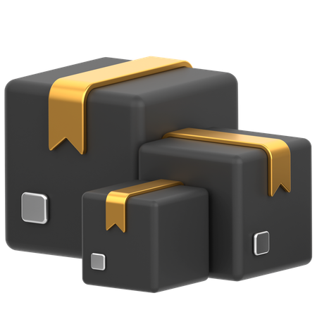 Caixas  3D Icon