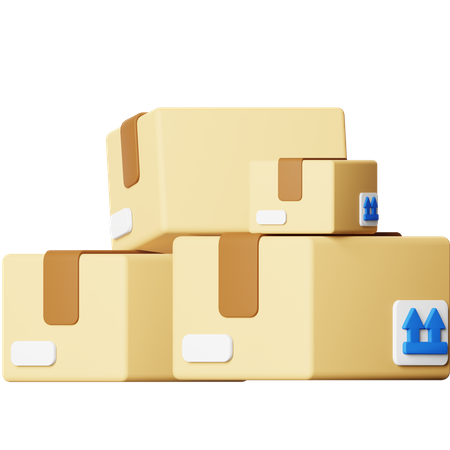 Caixas  3D Icon