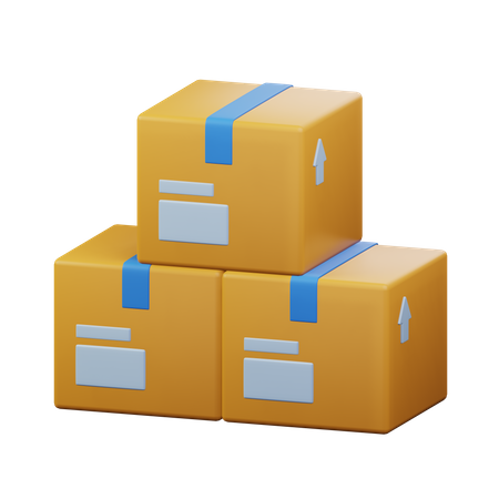 Caixas  3D Icon
