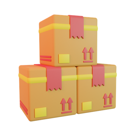 Caixas  3D Icon