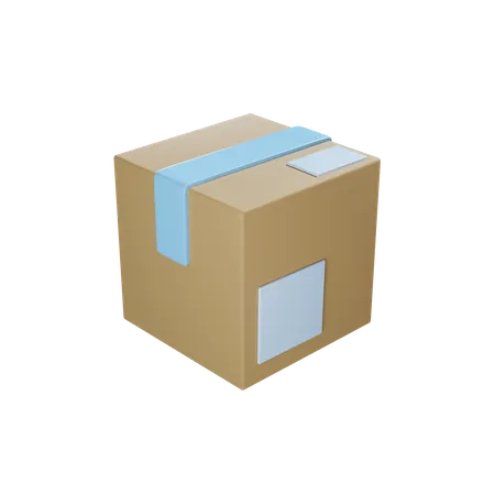 Caja  3D Icon