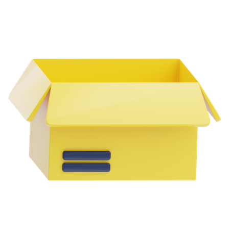 Caja  3D Icon