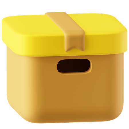 Caja  3D Icon