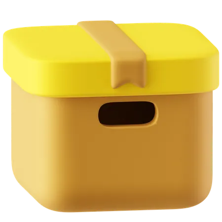 Caja  3D Icon