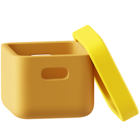 Caja  3D Icon