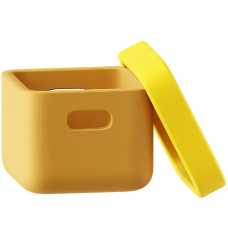 Caja  3D Icon