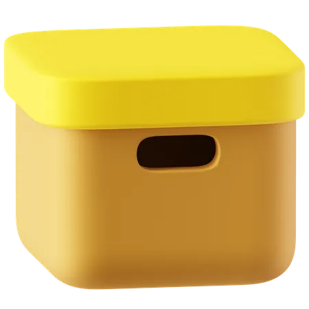 Caja  3D Icon