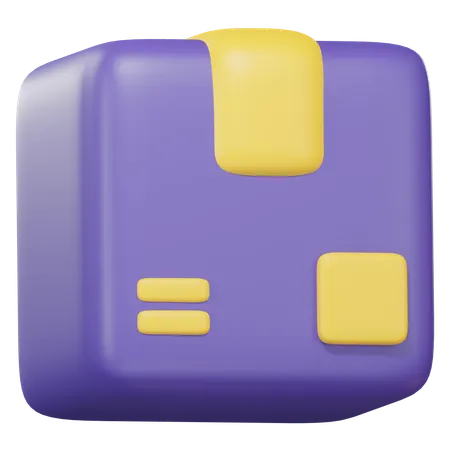 Caja  3D Icon