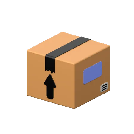 Caja  3D Icon