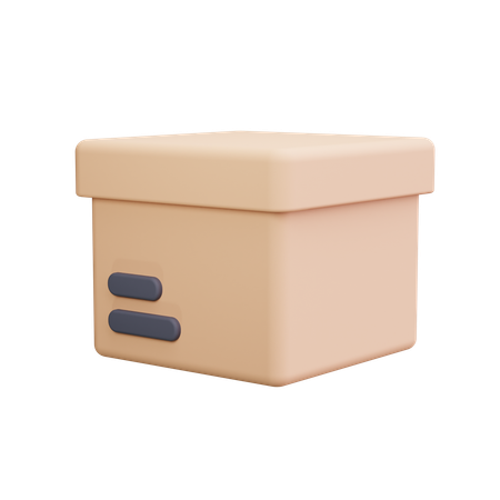 Caja  3D Icon