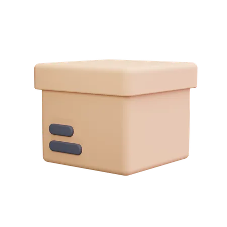 Caja  3D Icon