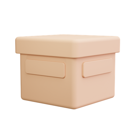 Caja  3D Icon