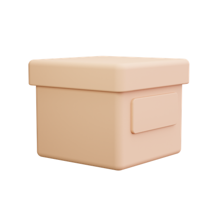 Caja  3D Icon