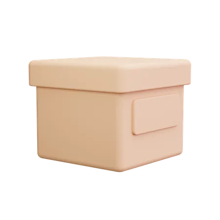 Caja  3D Icon