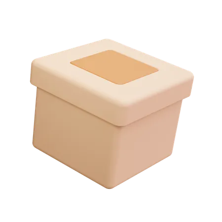 Caja  3D Icon