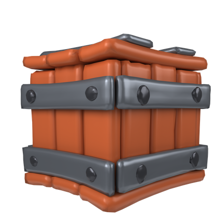 Caja  3D Icon