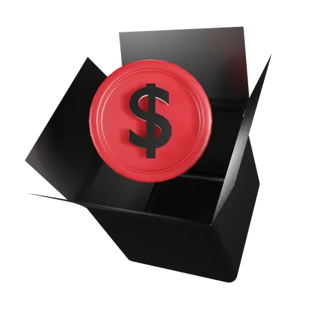Caja  3D Icon