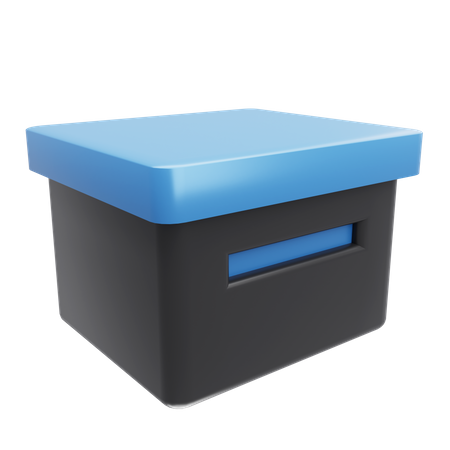 Caja  3D Icon